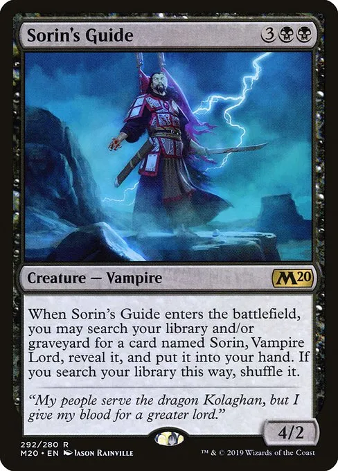 Sorin's Guide · Core Set 2020 292/346