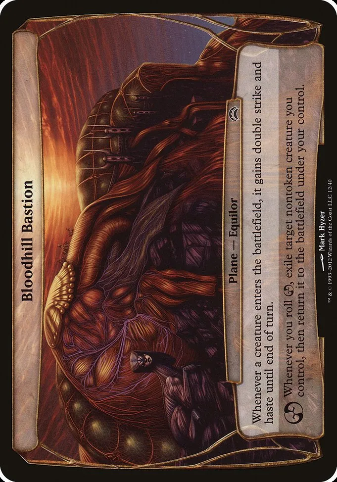 Bloodhill Bastion · Planechase 2012 Planes 12/40