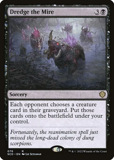 Dredge the Mire · Starter Commander Decks 76/352