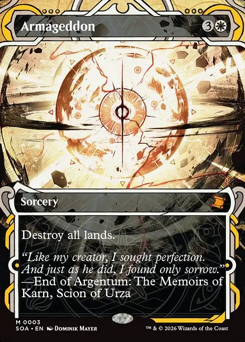 Armageddon · Secrets of Strixhaven Mystical Archive 3/195