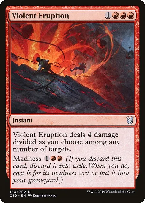 Violent Eruption · Commander 2019 154/302