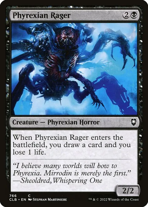 Phyrexian Rager · Commander Legends: Battle for Baldur's Gate 766/936