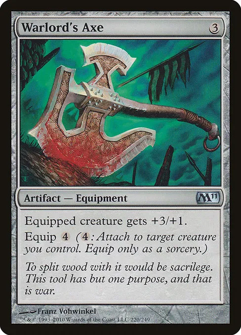 Warlord's Axe · Magic 2011 220/249
