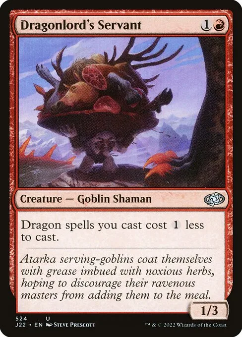 Dragonlord's Servant · Jumpstart 2022 524/835