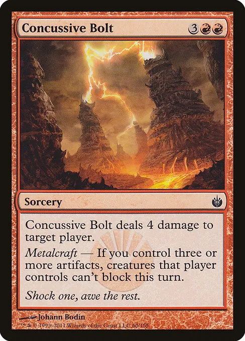 Concussive Bolt · Mirrodin Besieged 60/155