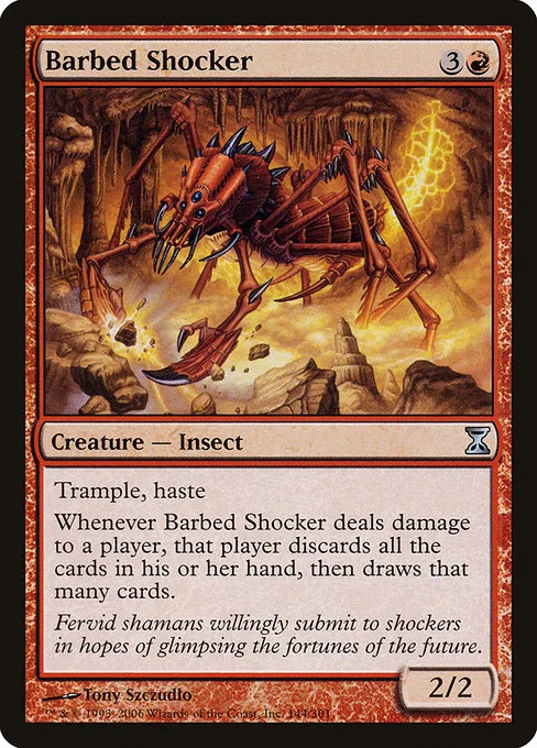 Barbed Shocker · Time Spiral 144/301