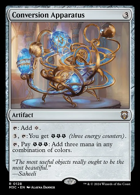 Conversion Apparatus · Modern Horizons 3 Commander 128/398