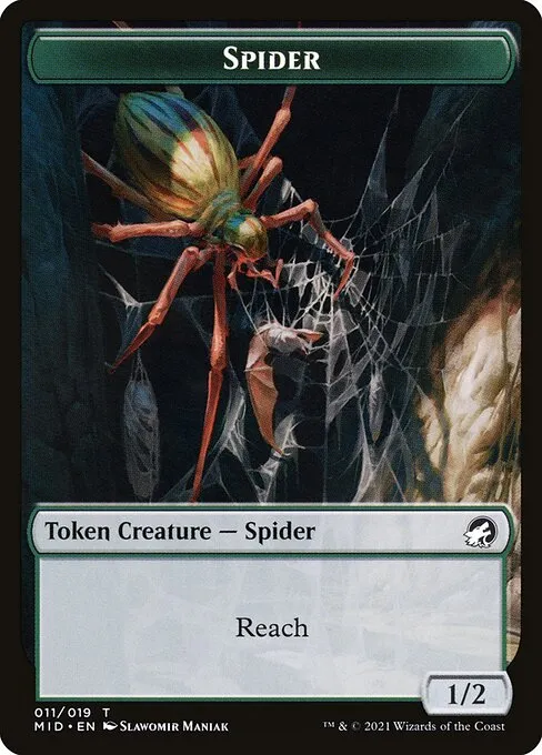 Spider · Innistrad: Midnight Hunt Tokens 11/19