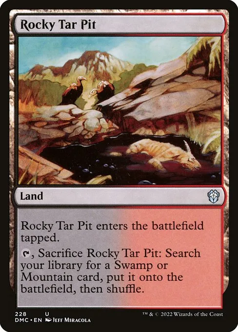 Rocky Tar Pit · Dominaria United Commander 228/240