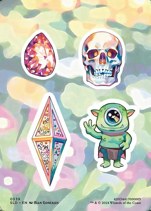 Sticker sheet · Secret Lair Drop 339/2547