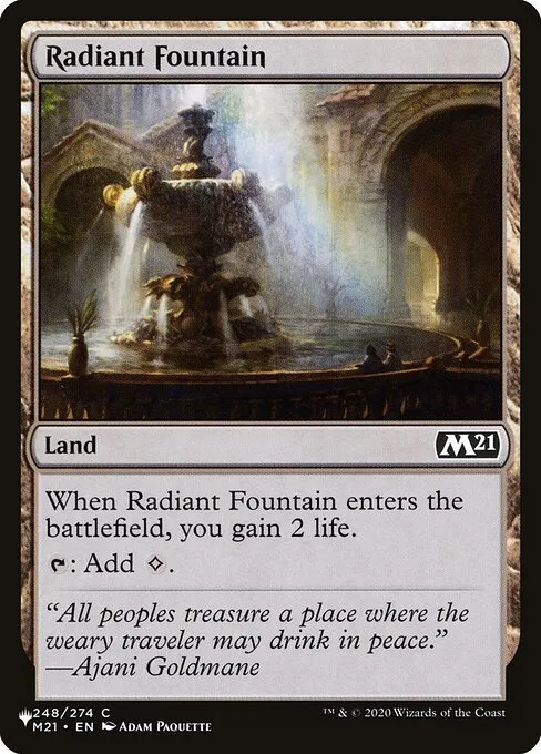 Radiant Fountain · The List M21-248/5050