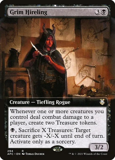 Grim Hireling · Forgotten Realms Commander 294/331