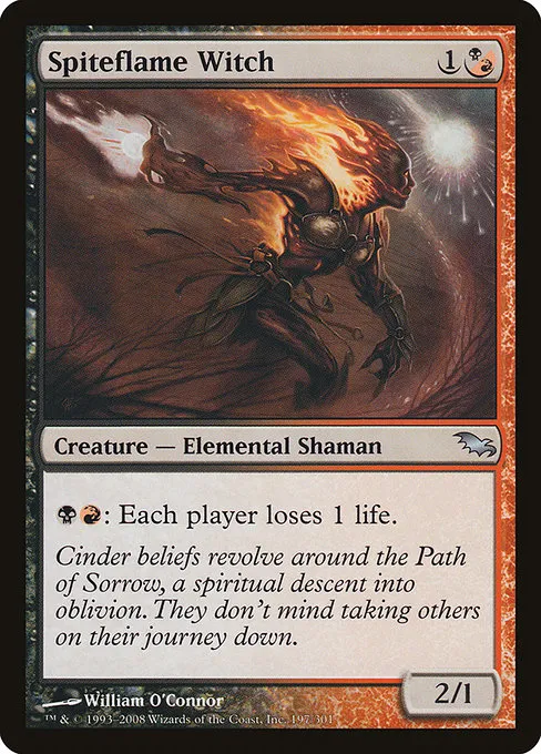 Spiteflame Witch · Shadowmoor 197/302