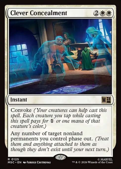 Clever Concealment · Marvel Super Heroes Commander 125/9
