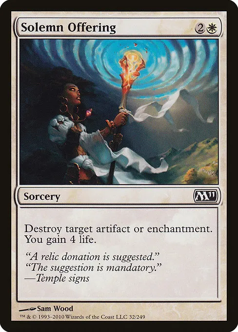 Solemn Offering · Magic 2011 32/249