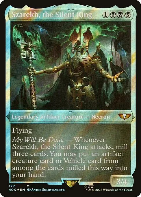 Szarekh, the Silent King · Warhammer 40,000 Commander 177/617