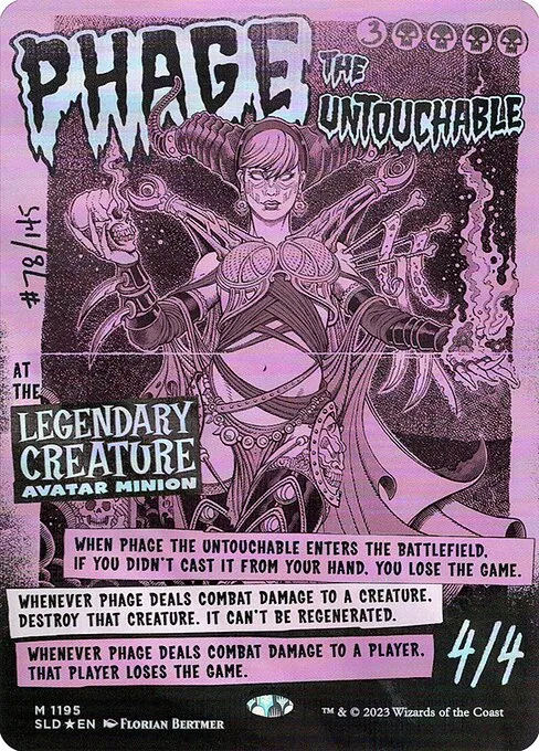 Phage the Untouchable · Secret Lair Drop 1195/2547