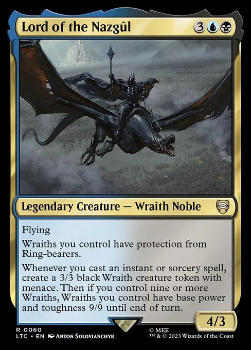 Lord of the Nazgûl · Tales of Middle-earth Commander 60/591