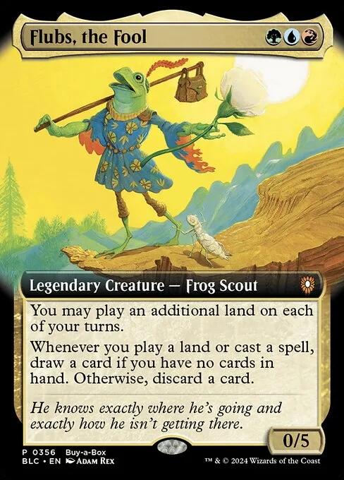 Flubs, the Fool · Bloomburrow Commander 356/356