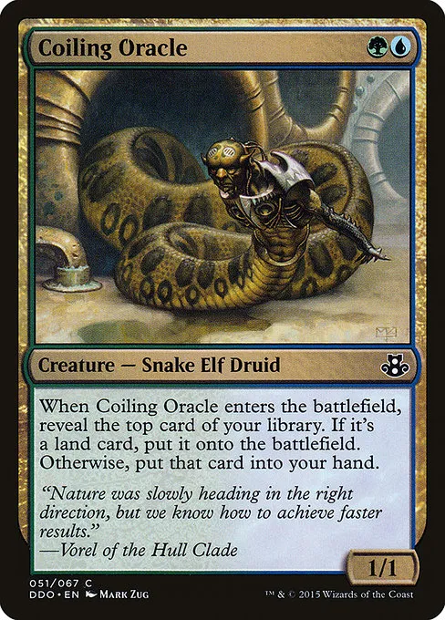 Coiling Oracle · Duel Decks: Elspeth vs. Kiora 51/67