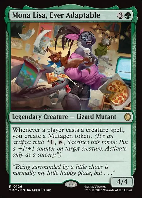 Mona Lisa, Ever Adaptable · Teenage Mutant Ninja Turtles Eternal 126/132