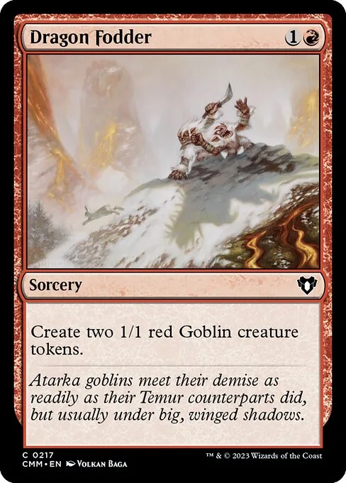 Dragon Fodder · Commander Masters 217/1067