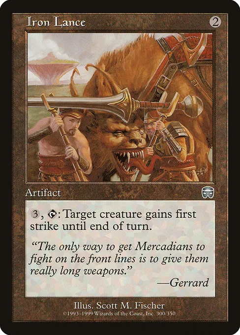 Iron Lance · Mercadian Masques 300/350