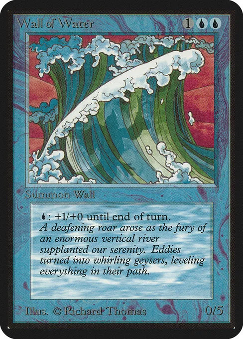 Wall of Water · Limited Edition Alpha 90/295