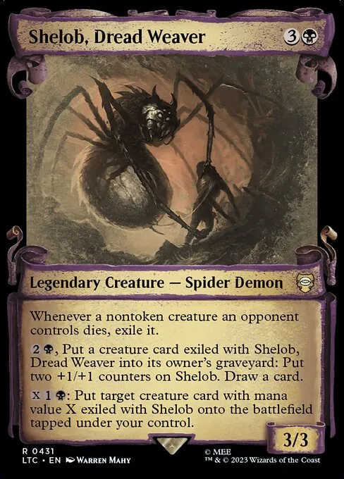 Shelob, Dread Weaver · Tales of Middle-earth Commander 431/591