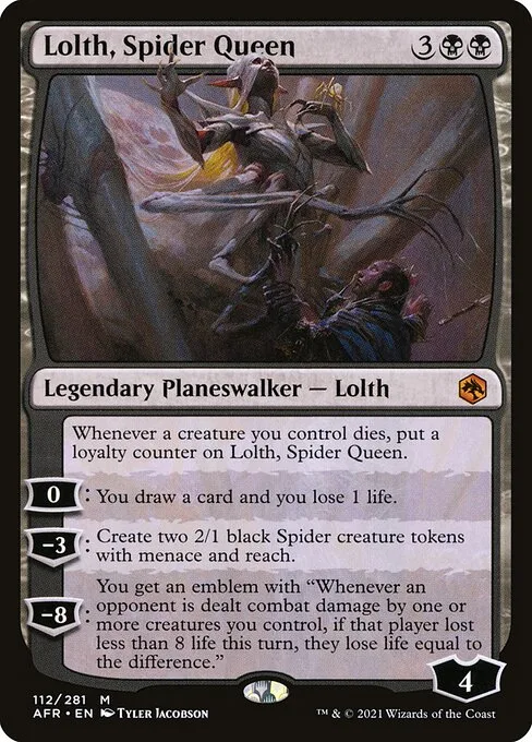 Lolth, Spider Queen · Adventures in the Forgotten Realms 112/424