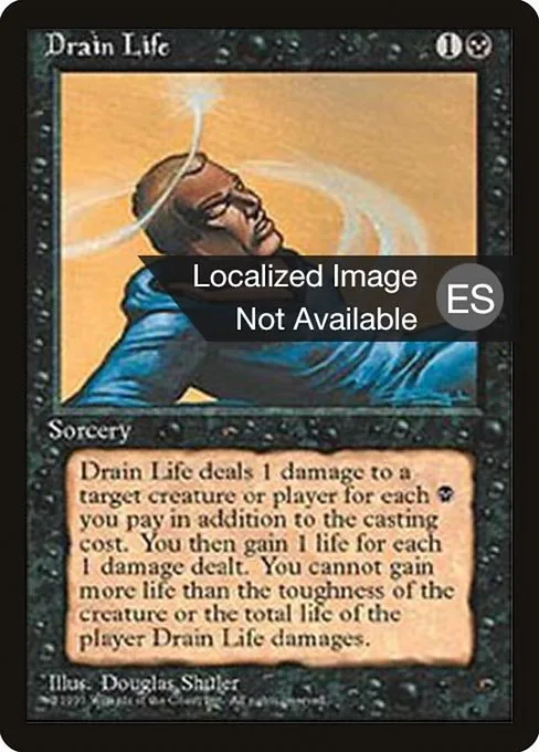 Drain Life · Fourth Edition Foreign Black Border 132/378