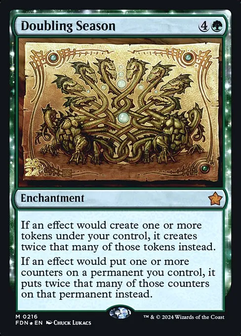 Doubling Season · Foundations Promos 216s/106