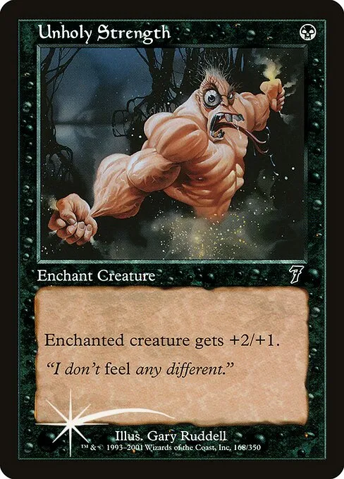 Unholy Strength · Seventh Edition 168★/708