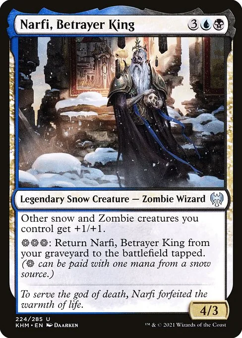 Narfi, Betrayer King · Kaldheim 224/425
