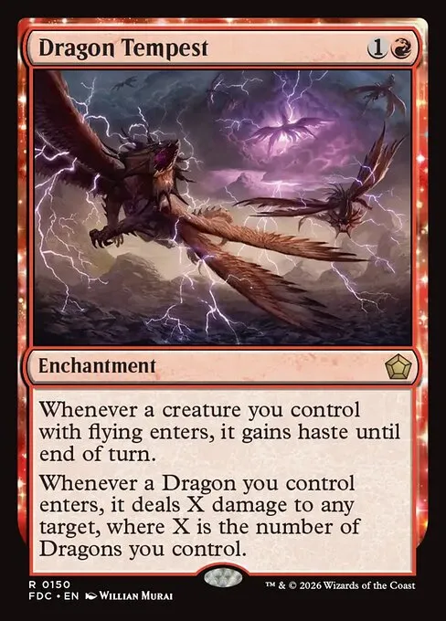 Dragon Tempest · Foundations Commander 150/3