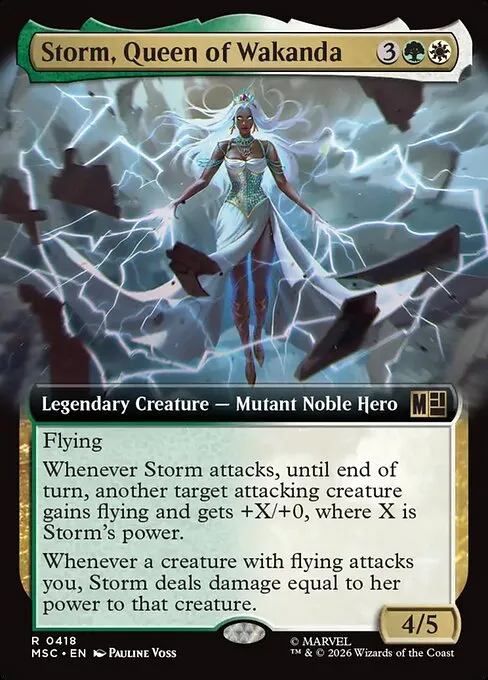 Storm, Queen of Wakanda · Marvel Super Heroes Commander 418/9