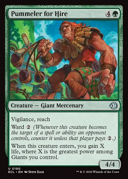 Pummeler for Hire · Lorwyn Eclipsed 190/408