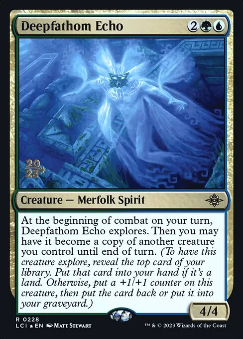 Deepfathom Echo · The Lost Caverns of Ixalan Promos 228s/136