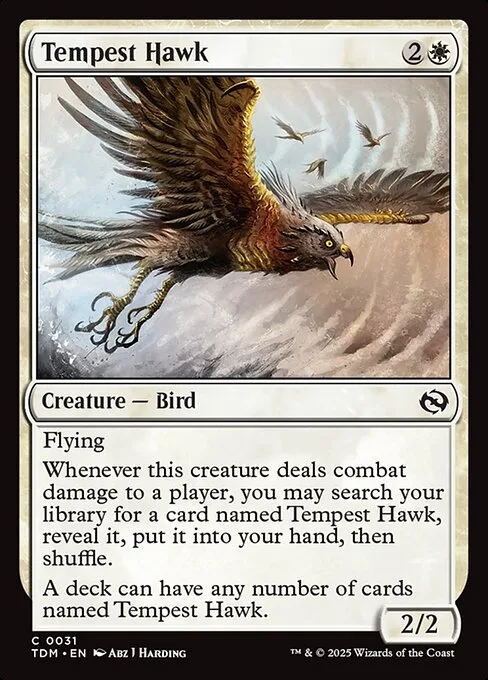 Tempest Hawk · Tarkir: Dragonstorm 31/427