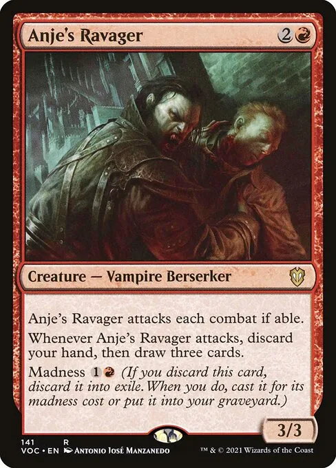 Anje's Ravager · Crimson Vow Commander 141/188