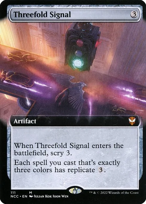 Threefold Signal · New Capenna Commander 111/447
