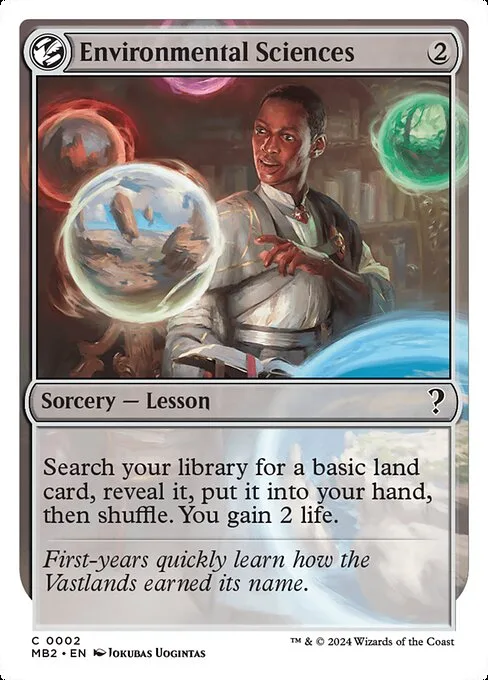 Environmental Sciences · Mystery Booster 2 2/385