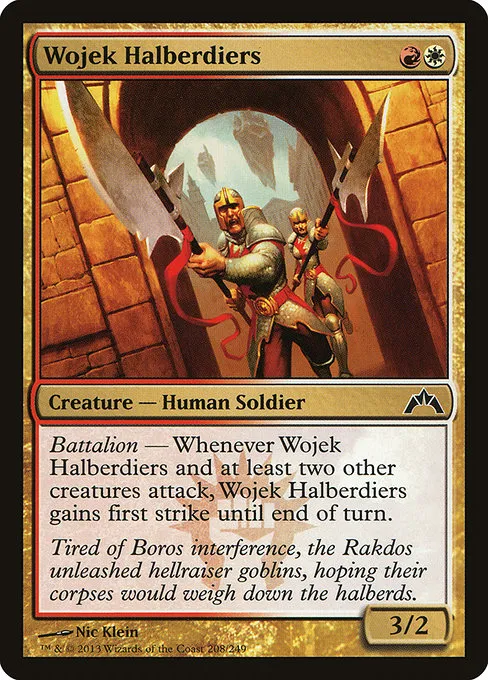 Wojek Halberdiers · Gatecrash 208/249
