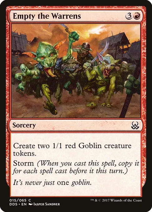 Empty the Warrens · Duel Decks: Mind vs. Might 15/65
