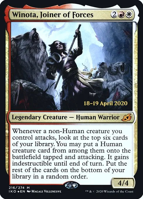 Winota, Joiner of Forces · Ikoria: Lair of Behemoths Promos 216s/137