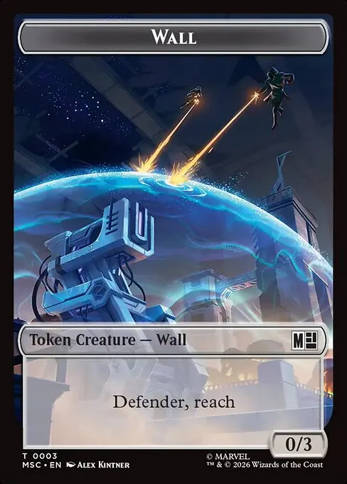 Wall · Marvel Super Heroes Commander Tokens 3/32