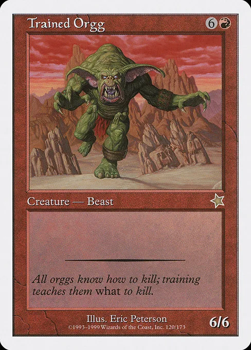 Trained Orgg · Starter 1999 120/173