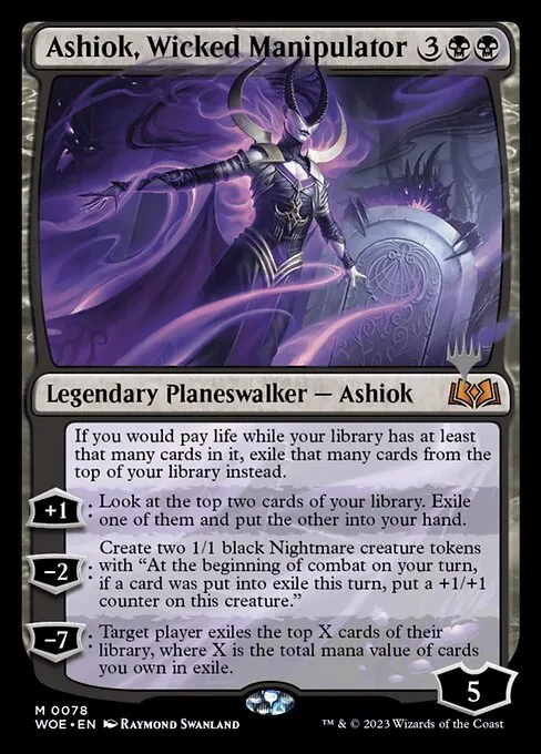 Ashiok, Wicked Manipulator · Wilds of Eldraine Promos 78p/160
