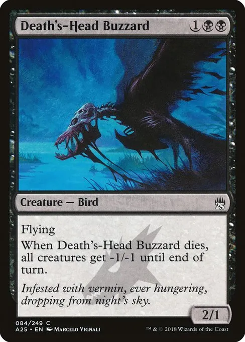 Death's-Head Buzzard · Masters 25 84/249