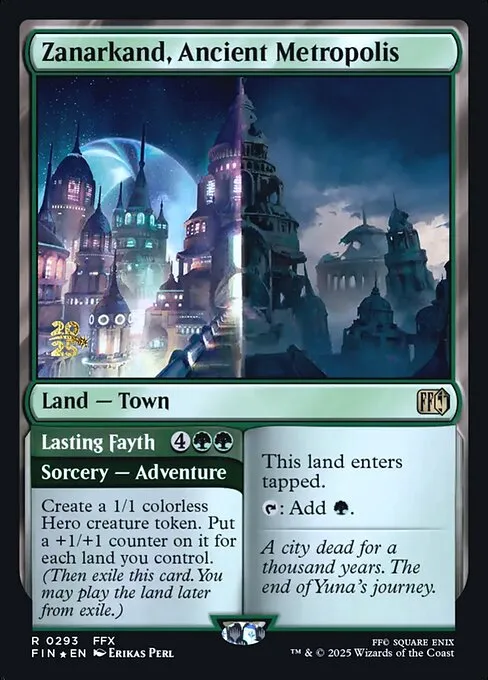 Zanarkand, Ancient Metropolis // Lasting Fayth · Final Fantasy Promos 293s/94
